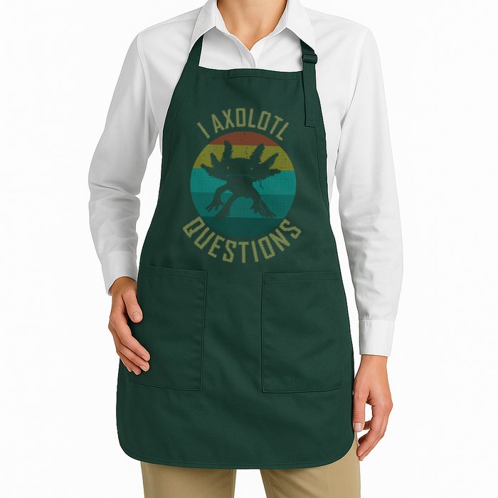 I Axolotl Questions Ugly Sweater Design Apron
