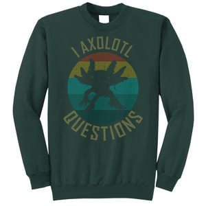 I Axolotl Questions Ugly Sweater Design Sweatshirt