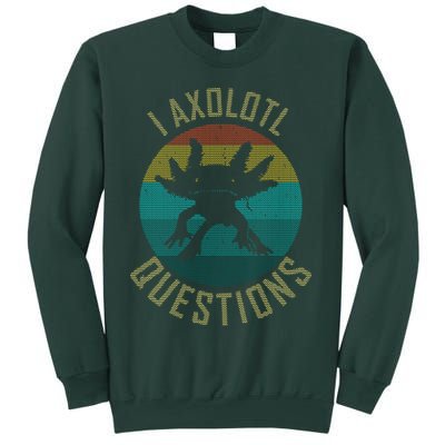 I Axolotl Questions Ugly Sweater Design Sweatshirt