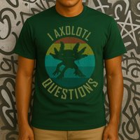I Axolotl Questions Ugly Sweater Design T-Shirt