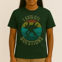 I Axolotl Questions Ugly Sweater Design T-Shirt
