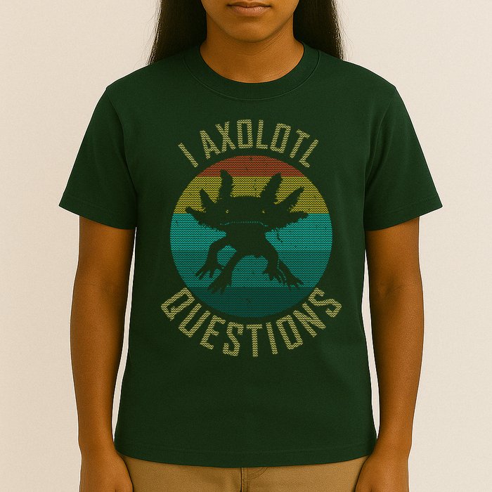 I Axolotl Questions Ugly Sweater Design T-Shirt