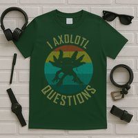 I Axolotl Questions Ugly Sweater Design T-Shirt
