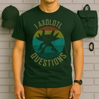 I Axolotl Questions Ugly Sweater Design T-Shirt