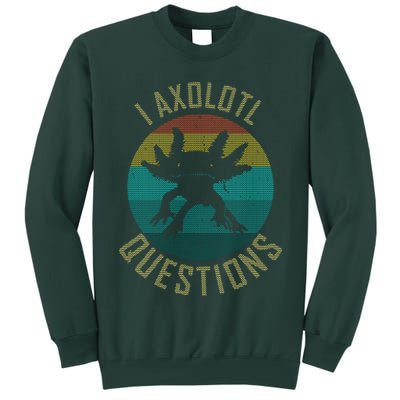 I Axolotl Questions Ugly Sweater Design Tall Sweatshirt