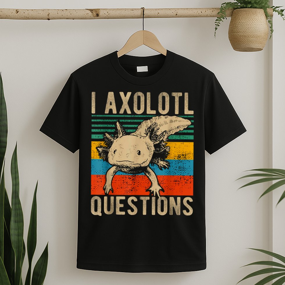 I Axolotl Questions Vintage T-Shirt