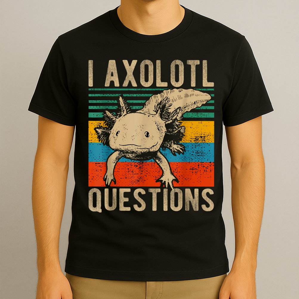 I Axolotl Questions Vintage T-Shirt