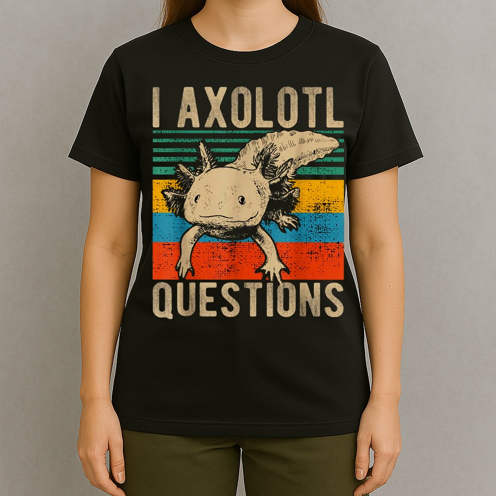 I Axolotl Questions Vintage T-Shirt