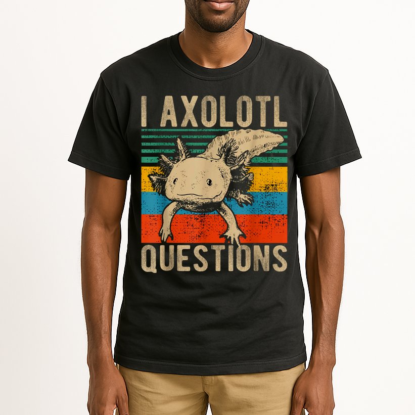 I Axolotl Questions Vintage Tall T-Shirt