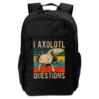 I Axolotl Questions Vintage Backpack