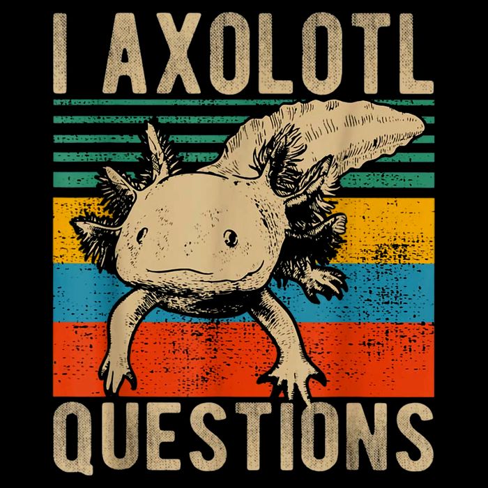 I Axolotl Questions Vintage Bucket Hat