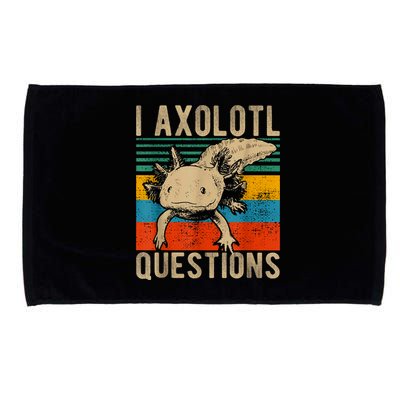 I Axolotl Questions Vintage Microfiber Hand Towel