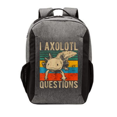 I Axolotl Questions Vintage Vector Backpack