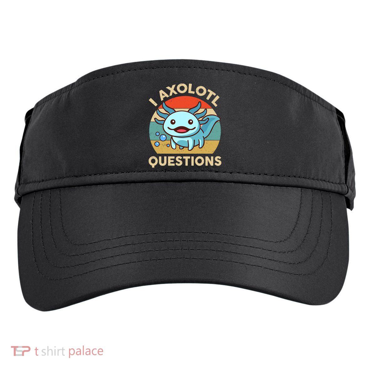 I Axolotl Questions Salamander Plush Axolotl Adult Drive Performance Visor