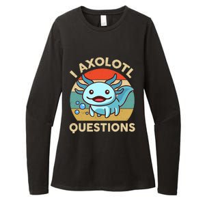 I Axolotl Questions Salamander Plush Axolotl Womens CVC Long Sleeve Shirt