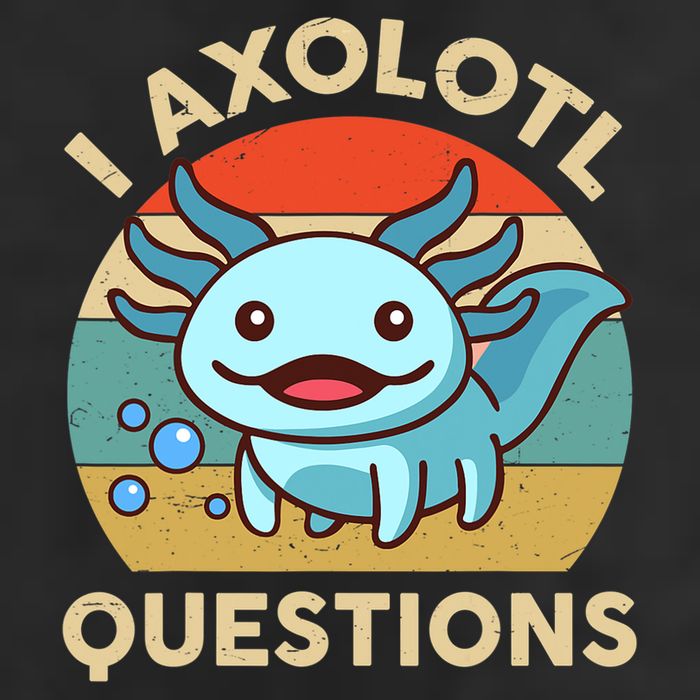 I Axolotl Questions Salamander Plush Axolotl 12oz Stainless Steel Coffee Mug