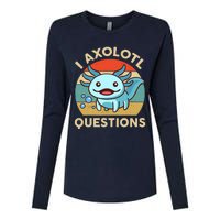 I Axolotl Questions Salamander Plush Axolotl Womens Cotton Relaxed Long Sleeve T-Shirt