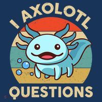 I Axolotl Questions Salamander Plush Axolotl Long Sleeve Shirt