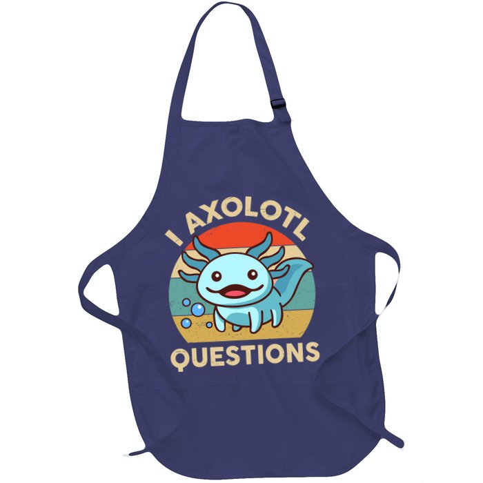 I Axolotl Questions Salamander Plush Axolotl Apron