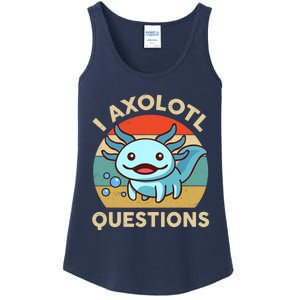 I Axolotl Questions Salamander Plush Axolotl Ladies Essential Tank