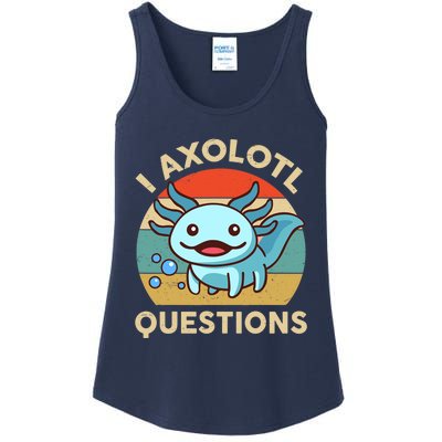 I Axolotl Questions Salamander Plush Axolotl Ladies Essential Tank