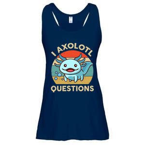 I Axolotl Questions Salamander Plush Axolotl Ladies Essential Flowy Tank