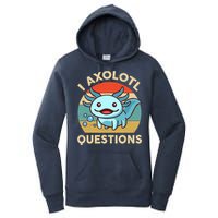 I Axolotl Questions Salamander Plush Axolotl Women's Pullover Hoodie