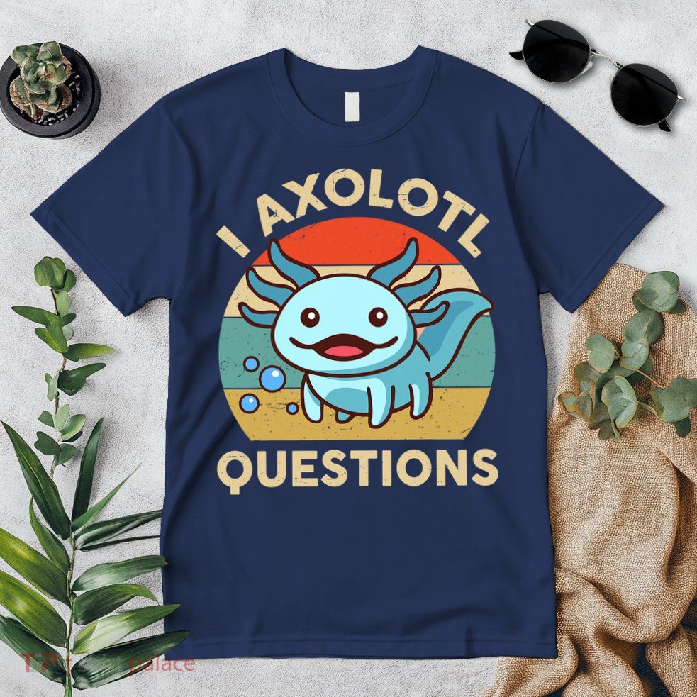 I Axolotl Questions Salamander Plush Axolotl Premium T-Shirt