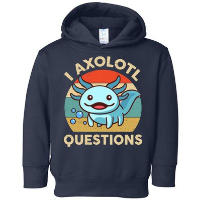 I Axolotl Questions Salamander Plush Axolotl Toddler Hoodie