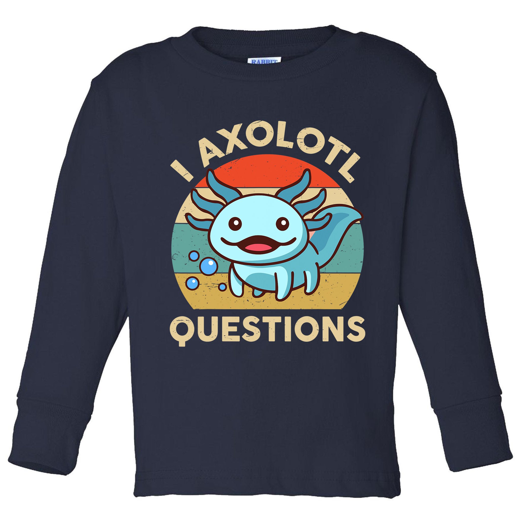 I Axolotl Questions Salamander Plush Axolotl Toddler Long Sleeve Shirt