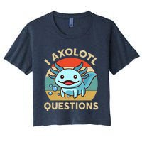 I Axolotl Questions Salamander Plush Axolotl Women's Crop Top Tee