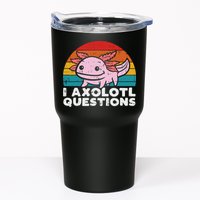 I Axolotl Questions Retro Vintage Funny Cute Axolotl   Tumbler