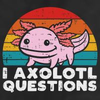 I Axolotl Questions Retro Vintage Funny Cute Axolotl   Hat