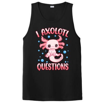 I Axolotl Questions Funny Axolotl Saying For Wo Girl PosiCharge Competitor Tank