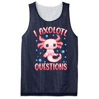 I Axolotl Questions Funny Axolotl Saying For Wo Girl Mesh Reversible Basketball Jersey Tank