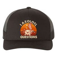 I Axolotl Questions Design Funny Cute Axolotl Vintage Yupoong Adult 5-Panel Trucker Hat