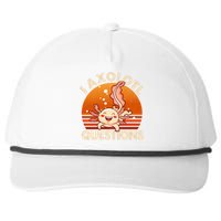 I Axolotl Questions Design Funny Cute Axolotl Vintage Snapback Five-Panel Rope Hat