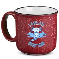 I Axolotl Questions Blue Axolotl Design 15oz Campfire Ceramic Mug