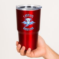 I Axolotl Questions Blue Axolotl Design Tumbler