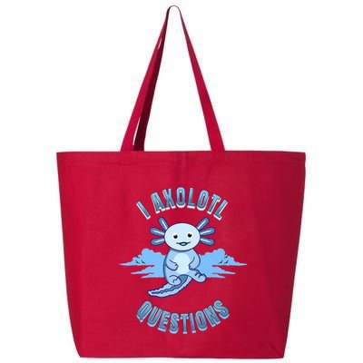 I Axolotl Questions Blue Axolotl Design 25L Jumbo Tote