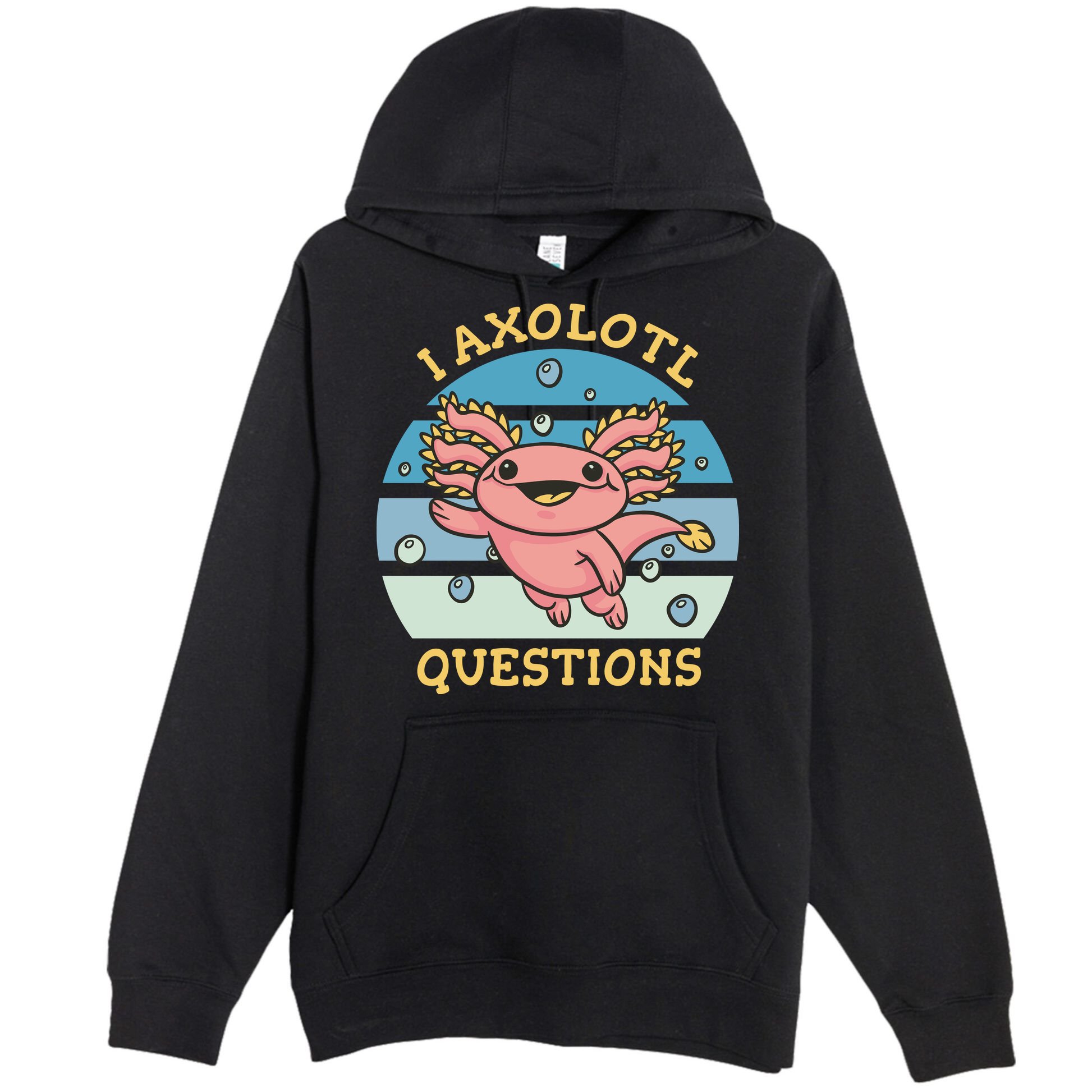 I Axolotl Questions Premium Pullover Hoodie
