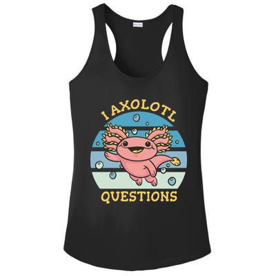 I Axolotl Questions Ladies PosiCharge Competitor Racerback Tank