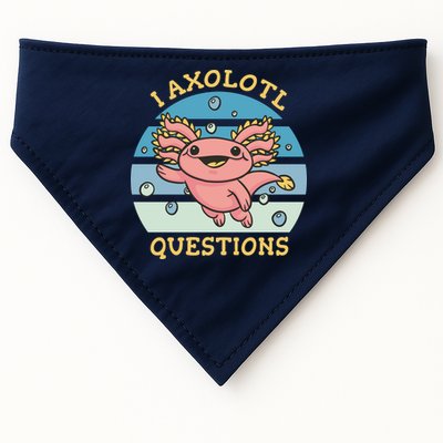 I Axolotl Questions USA-Made Doggie Bandana