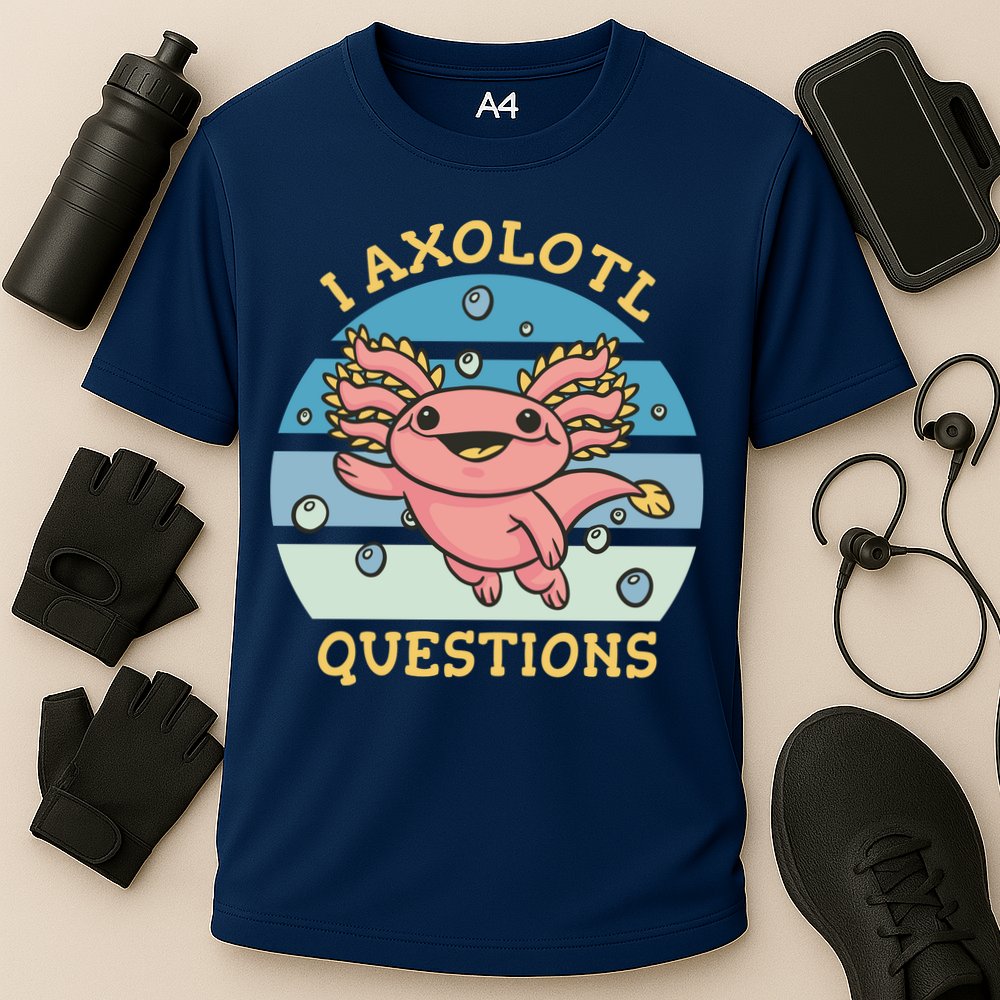 I Axolotl Questions Performance Shirt