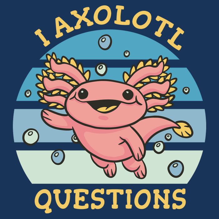 I Axolotl Questions Full-Length Apron With Pockets
