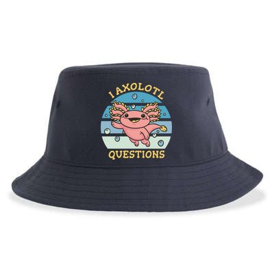I Axolotl Questions Sustainable Bucket Hat