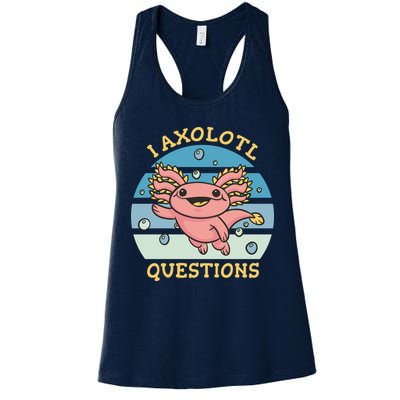 I Axolotl Questions Womens Tank Top