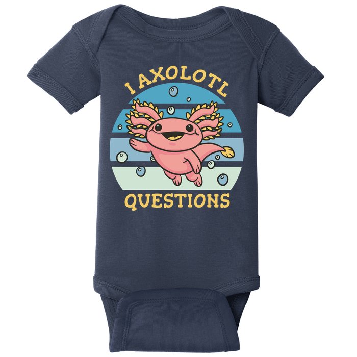 I Axolotl Questions Baby Bodysuit