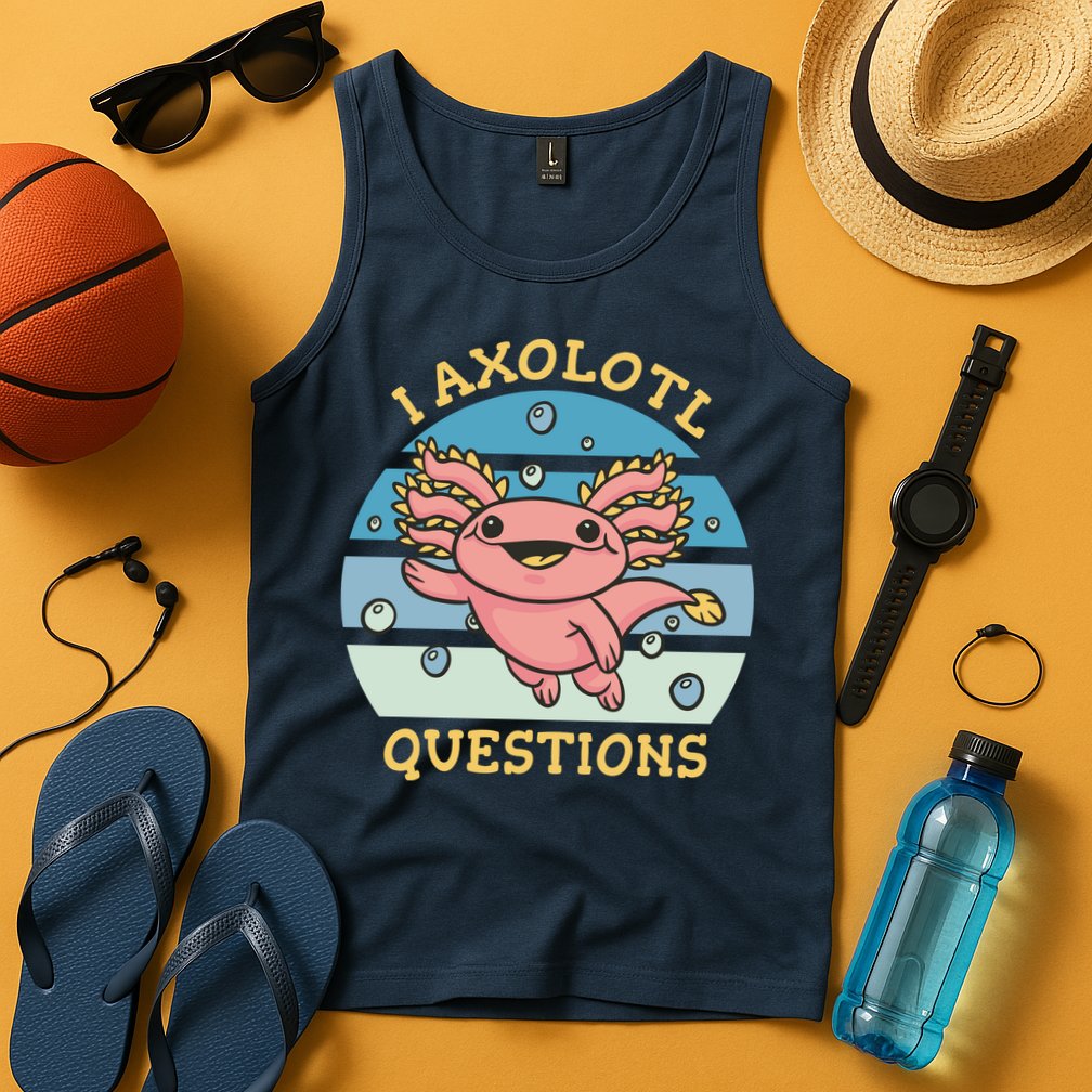 I Axolotl Questions Tank Top