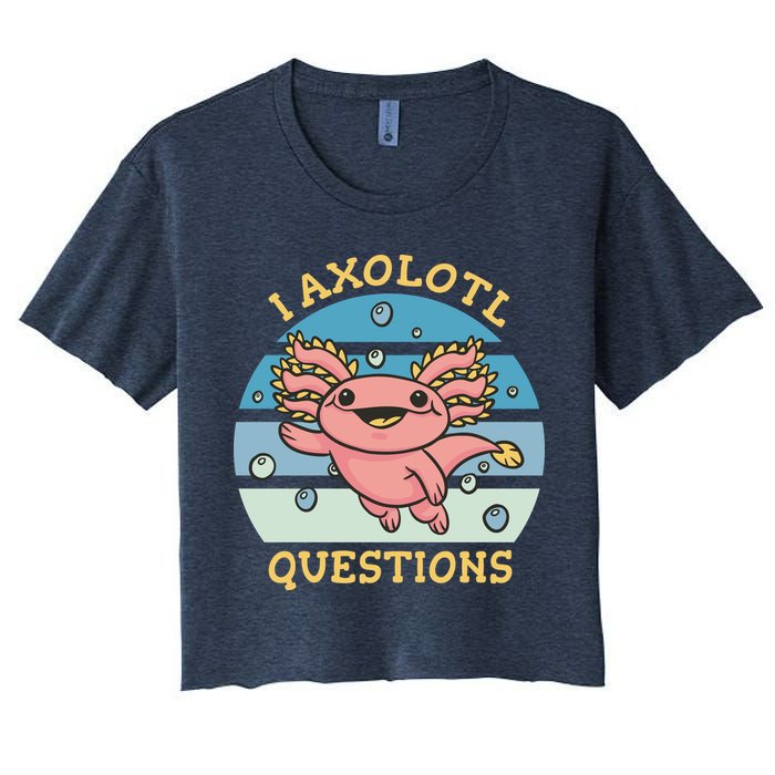 I Axolotl Questions Crop Top